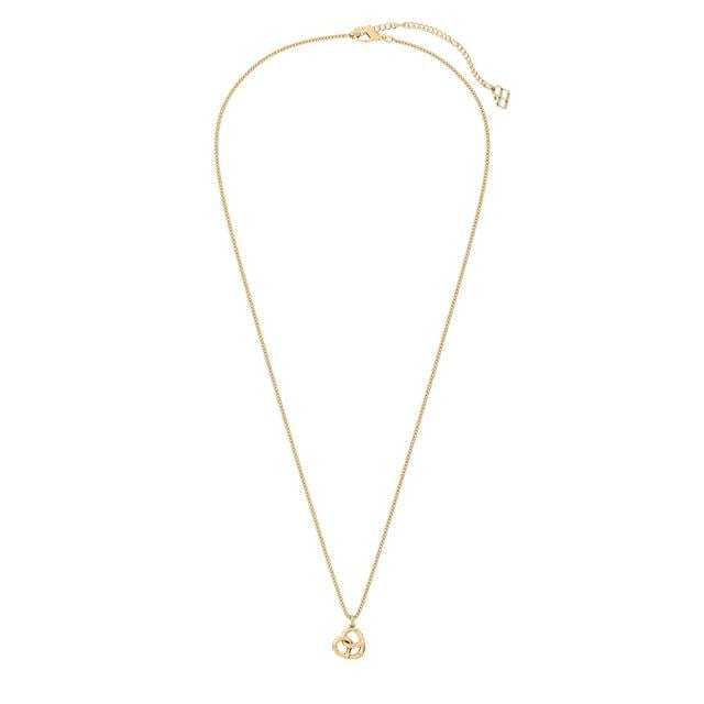 18 Ayar Altın Kaplama Kraker Kolye - 1