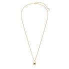 18 Ayar Altın Kaplama Kilit Kolye - 1