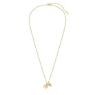 18 Ayar Altın Kaplama Kahve & Çekirdek Kolye - 3