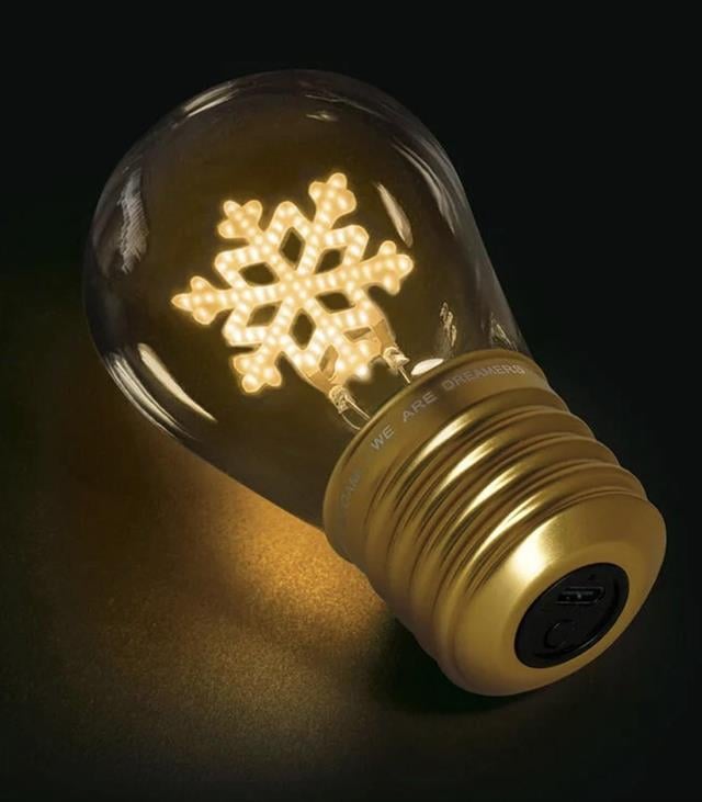 Yılbaşı Led Masa Işığı Kar Tanesi - 0