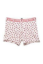 Valentine Collection Erkek Boxer Burgundy Hearts - 1