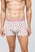 Valentine Collection Erkek Boxer Burgundy Hearts - 4