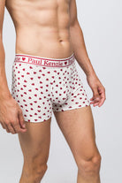 Valentine Collection Erkek Boxer Burgundy Hearts - 5