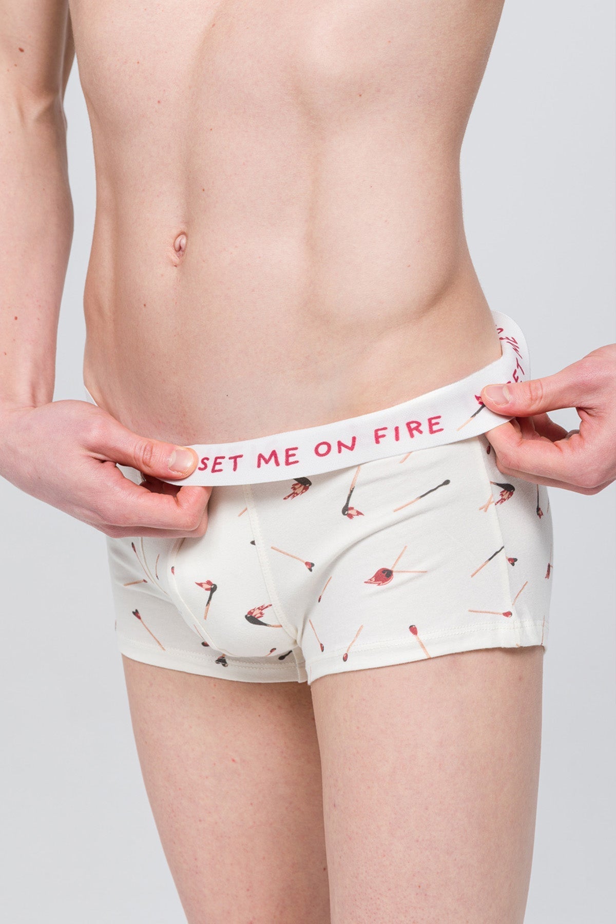 Desenli Erkek Trunk Boxer Valentine Collection Perfect Match - 5