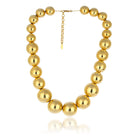 Luna Ball Necklace Small To Large Size Balls - 1