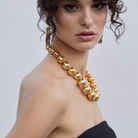 Luna Ball Necklace Small To Large Size Balls - 4