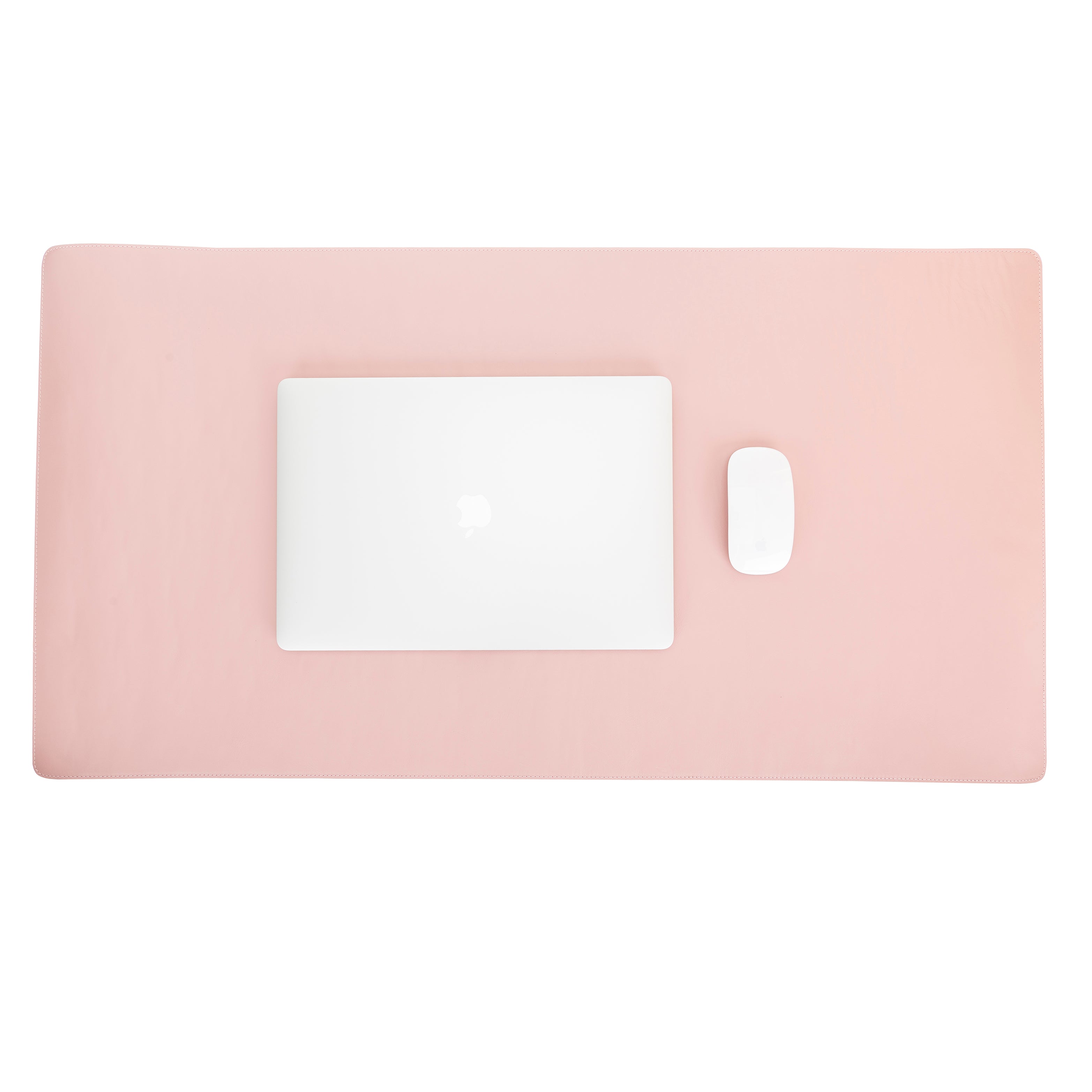 Still & Silent – Pink Gerçek Deri Desk Mat Macbook Altlığı - 3