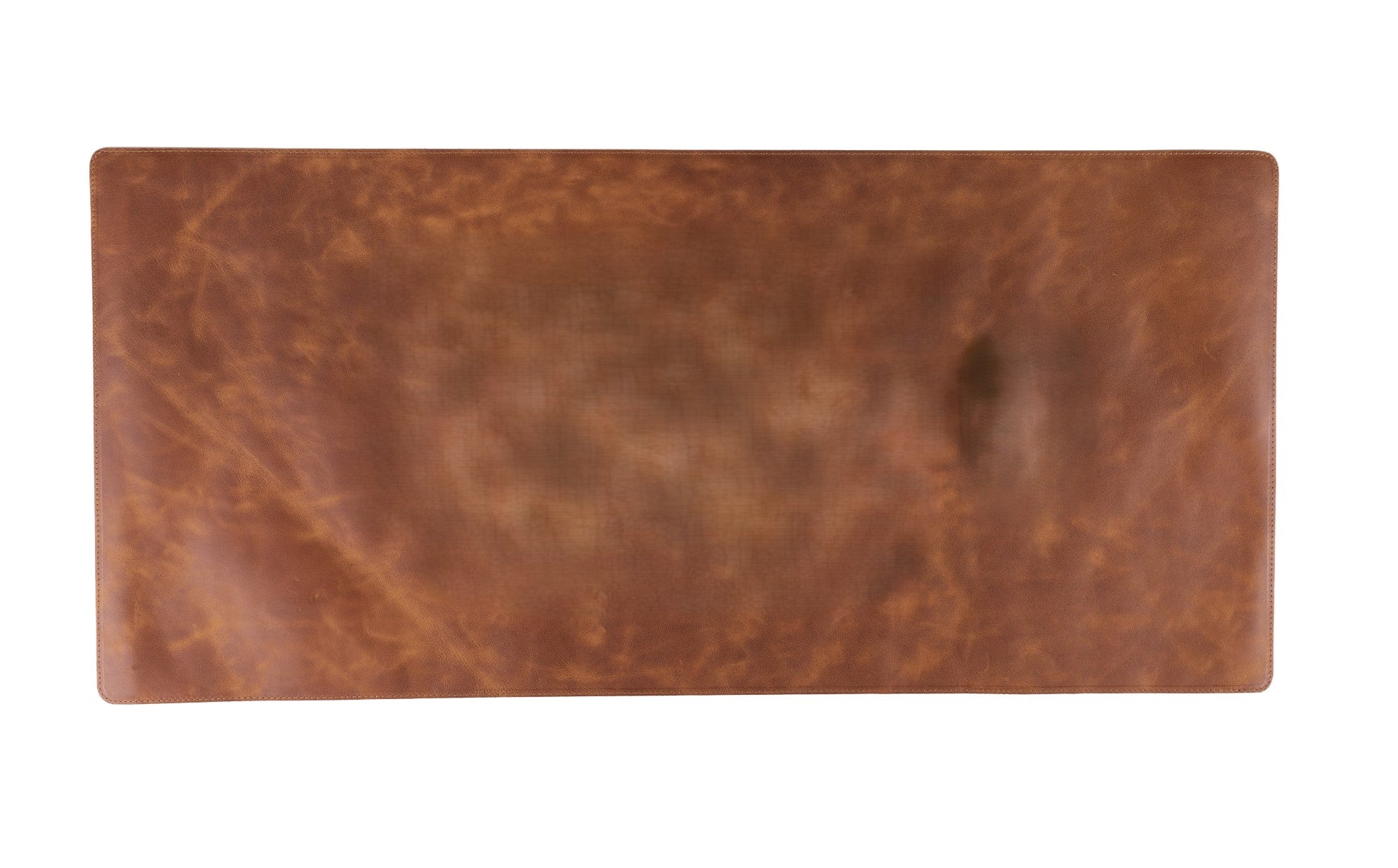 Still & Silent – Golden Tan Gerçek Deri Desk Mat Macbook Altlığı - 1
