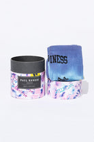 Smile Dye Unisex Batik Desenli Dikişsiz Tenis Çorap Wellbeing - 1