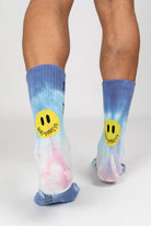 Smile Dye Unisex Batik Desenli Dikişsiz Tenis Çorap Wellbeing - 3