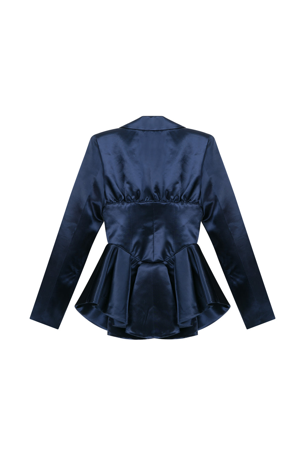 Transparan Korse Detaylı Amerikan Saten Kadın Şık Takım Elbise - 2