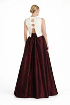 Sırtı Cut-Out Detaylı Ekru İnce Tafta Şık Top/Blouse - 0
