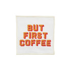 But First Coffee Desenli Kokteyl Peçete - 1 Adet Turuncu - 1
