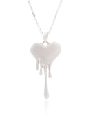 Melting For You 925 Ayar Gümüş Kalp Kolye - 2