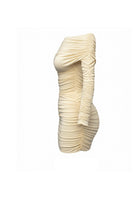 Limited Edition Nude Echo - Bej Rengi Jarse Elbise - 8
