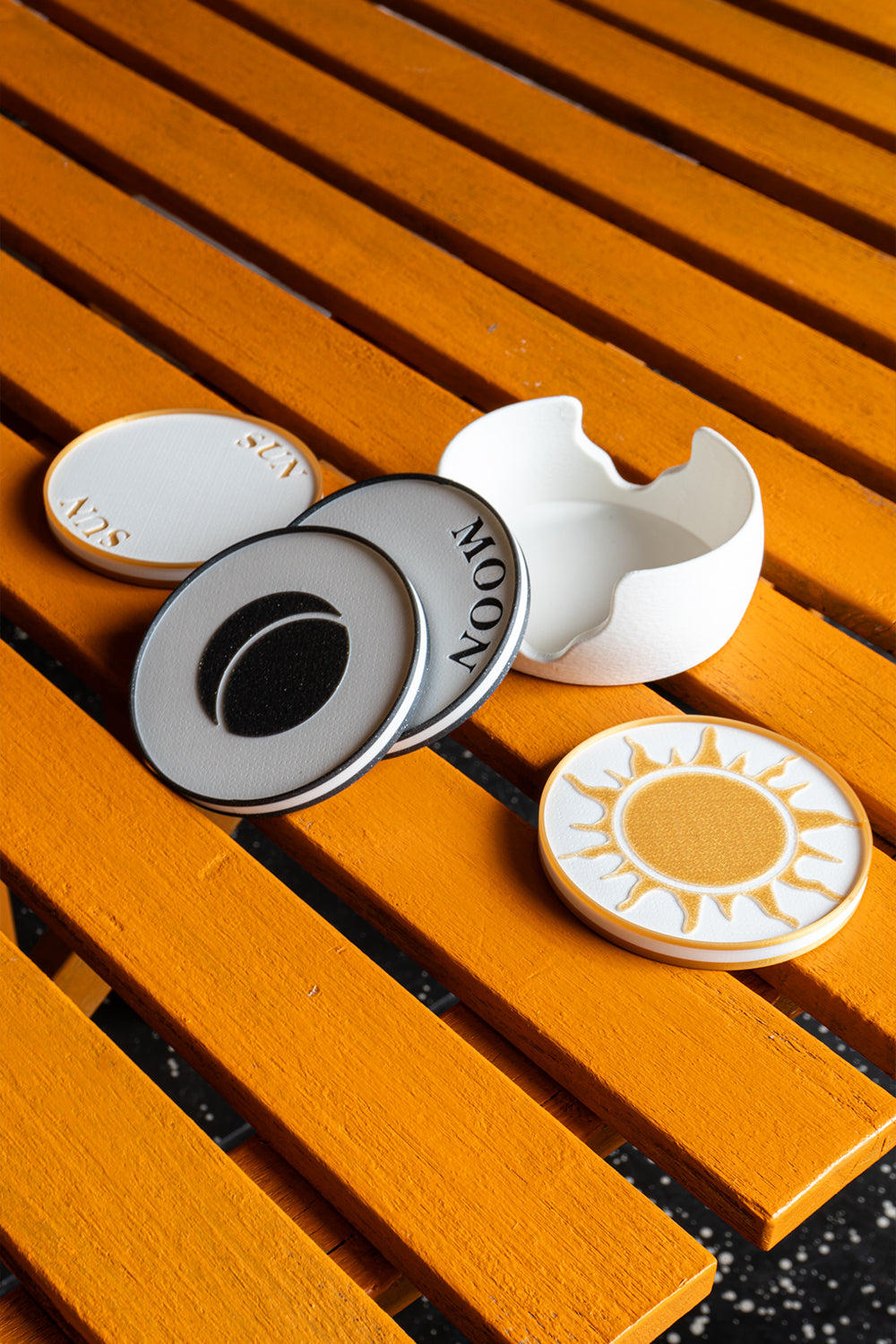 Sun & Moon Bardak Altlığı Seti - 3