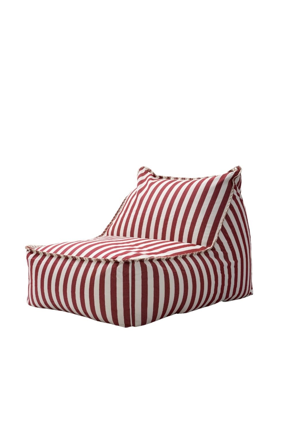Doly Kırmızı Beyaz Koltuk | Modern Ve Dayanıklı İç & Dış Mekân Lounger - 1