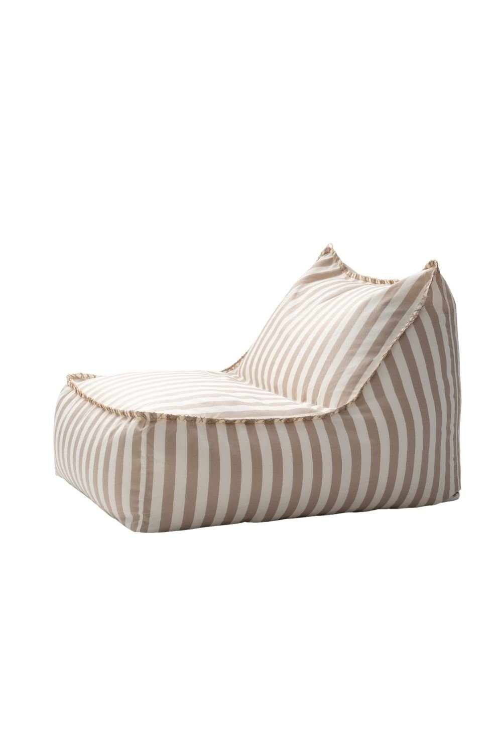 Doly Gri Beyaz Koltuk | İç & Dış Mekân Konforunu Buluşturan Minimalist Lounger - 1