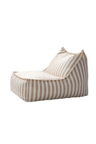 Doly Gri Beyaz Koltuk | İç & Dış Mekân Konforunu Buluşturan Minimalist Lounger - 1