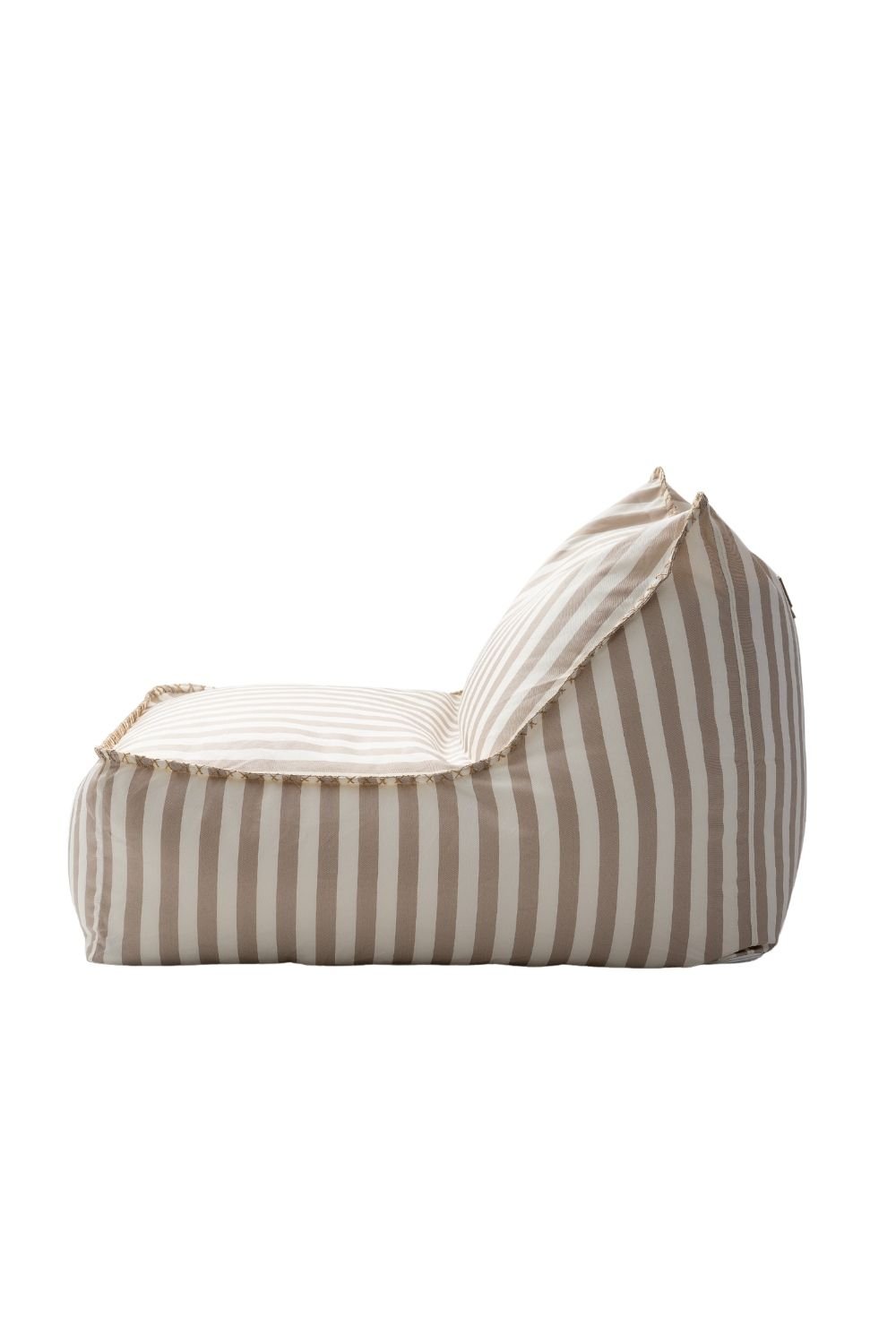Doly Gri Beyaz Koltuk | İç & Dış Mekân Konforunu Buluşturan Minimalist Lounger - 2