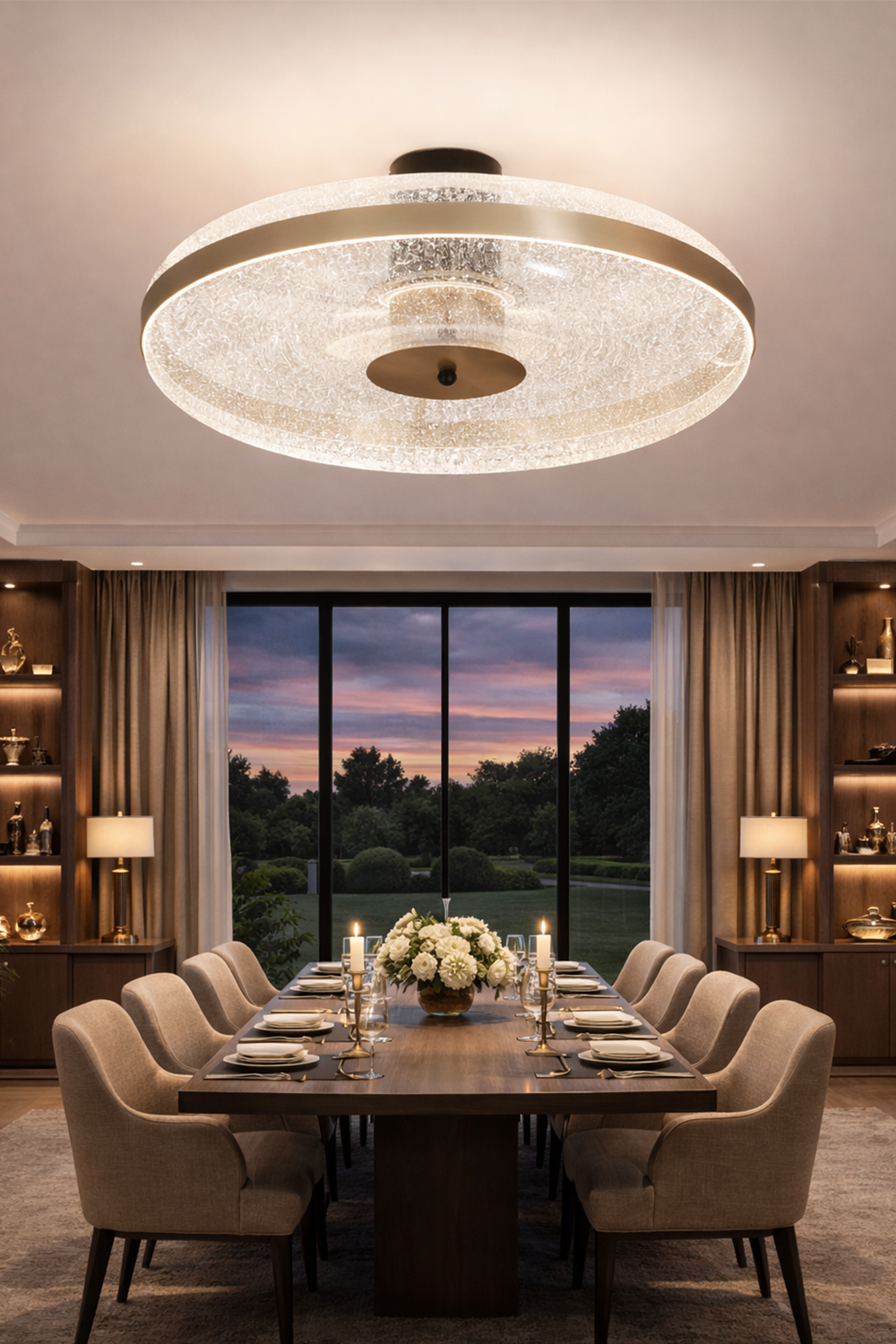 Plafonyer 1l Gold Ø60 Cm Led 96w - 1