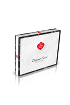 Elegant Stripe Saten Çift Kişilik Nevresim Takımı Bej - 1