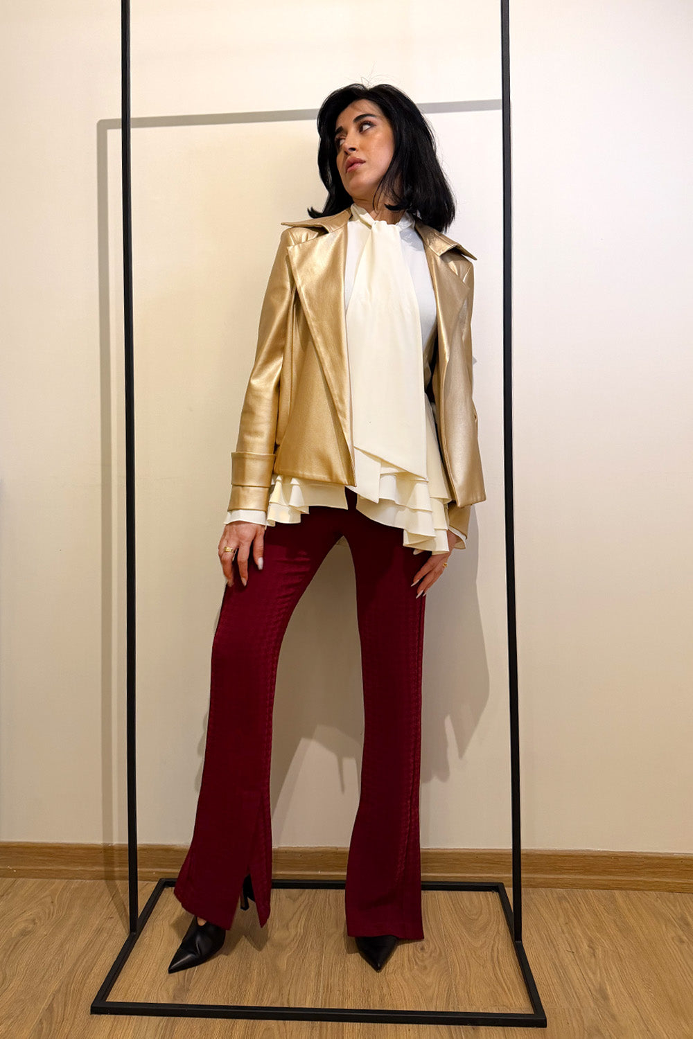 Phase Pantolon Bordo - 1