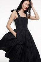 Limited Edition Orchid - Siyah Midi Elbise - 1