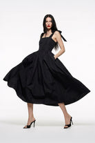 Limited Edition Orchid - Siyah Midi Elbise - 3