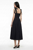 Limited Edition Orchid - Siyah Midi Elbise - 7
