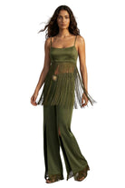 Helia Saten İpek Crop Bluz - 2
