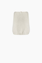 Crinkle Linen Kolsuz Crop Top - 3
