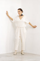 Crinkle Linen Slouchy Pantolon - 6