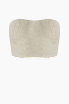 Keten Bandeau Bluz - 3