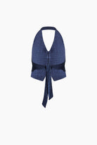 Keten Navy Yelek - 4