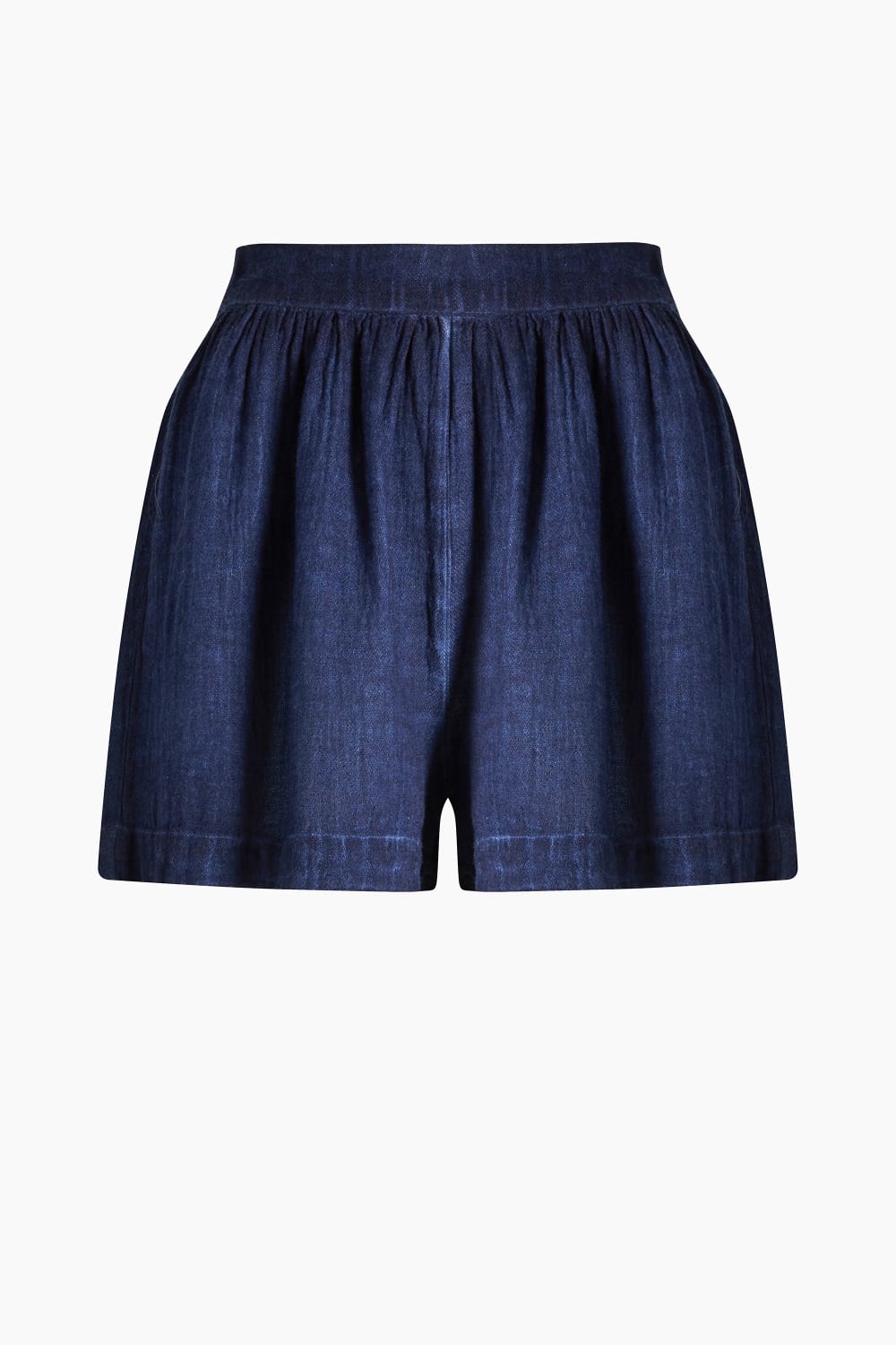 Keten Navy Şort - 3