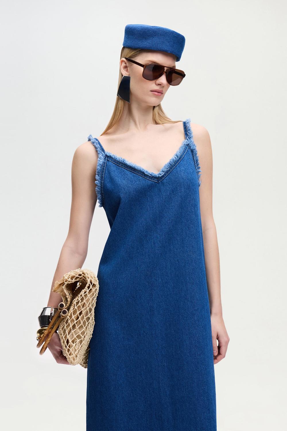Denim Elbise - 4