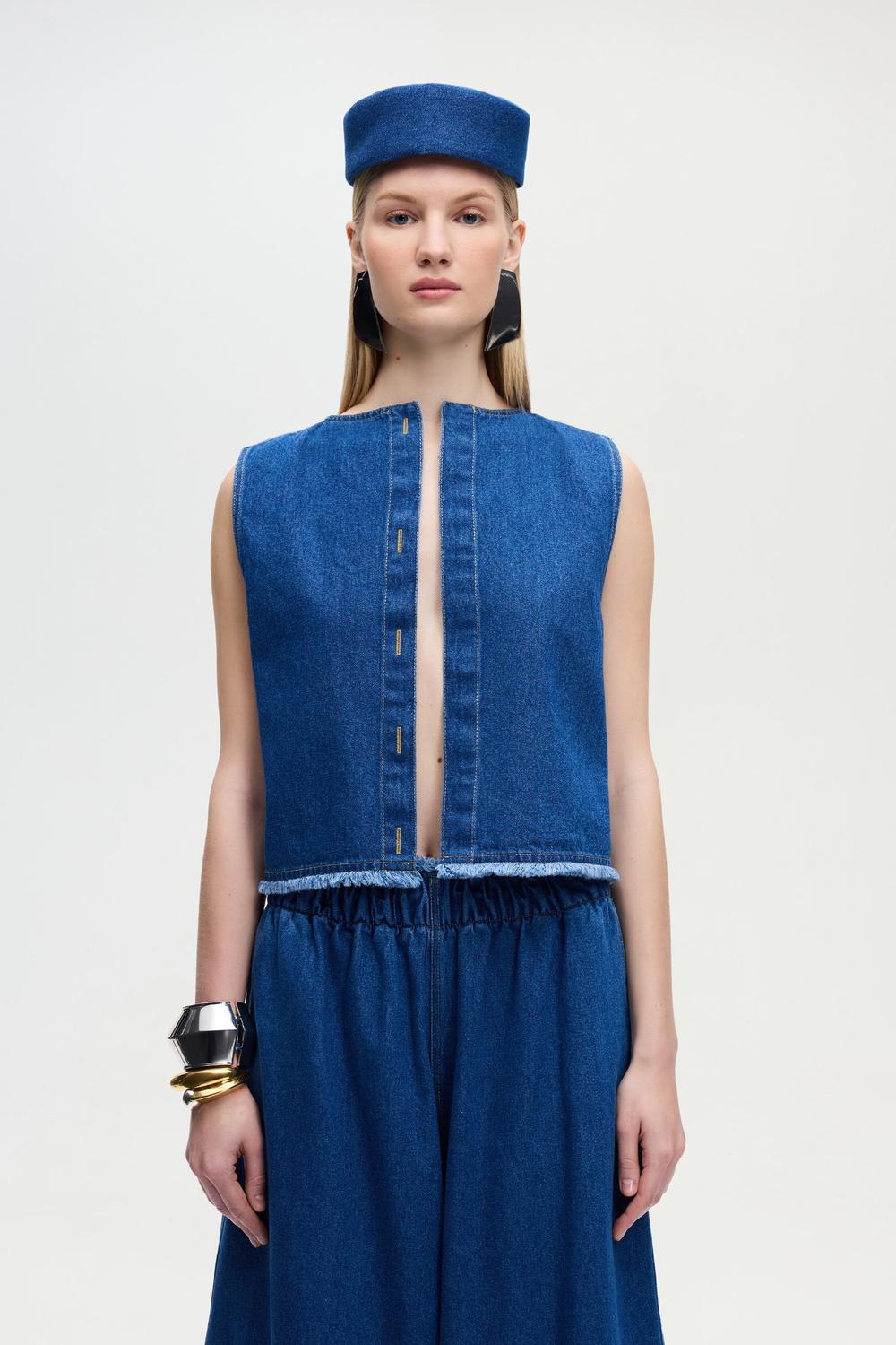 Denim Yelek - 2