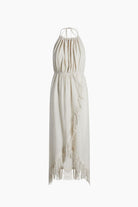 Kenevir Halter Yaka Elbise - 6