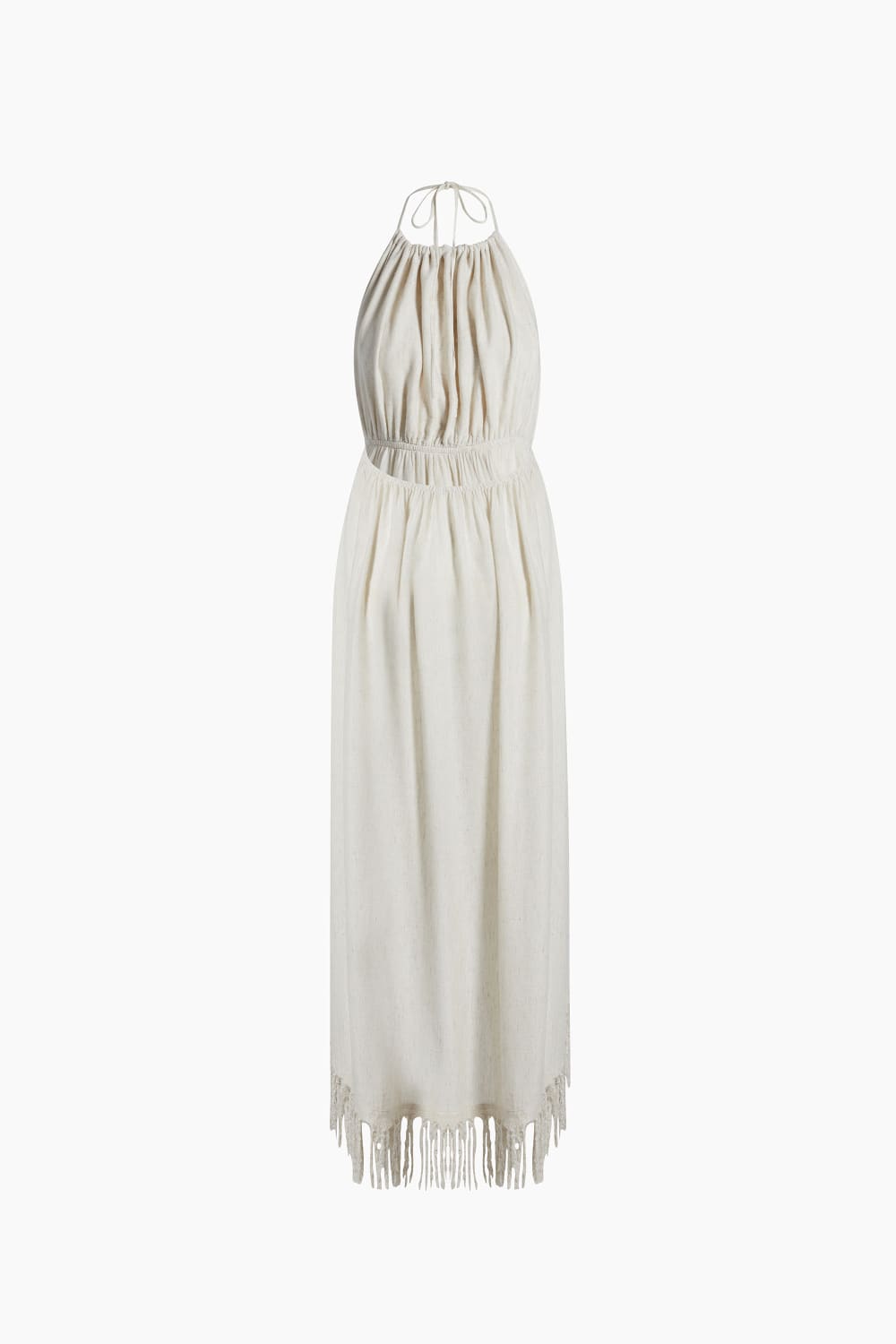 Kenevir Halter Yaka Elbise - 7