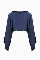 Keten Navy Bluz - 3