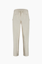 Keten Natürel Straight Pantolon - 2