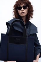 Navy Canvas Tote Bag - 2