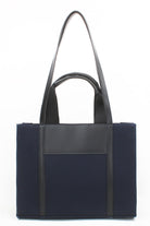 Navy Canvas Tote Bag - 5