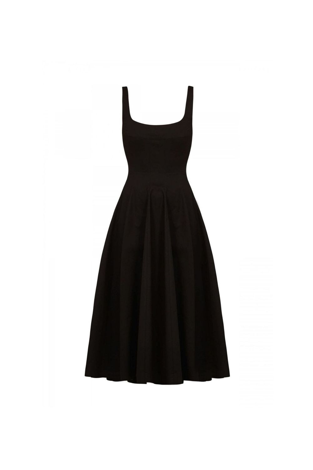 Poplin Midi Elbise - 1