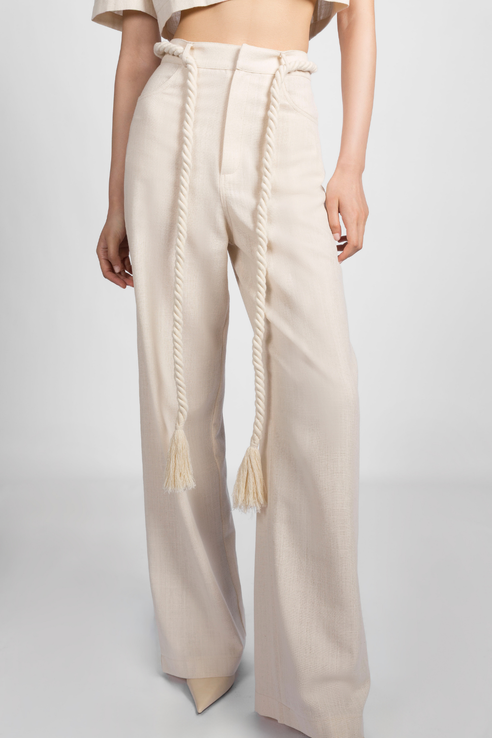 No20 Keten Pantolon - 1