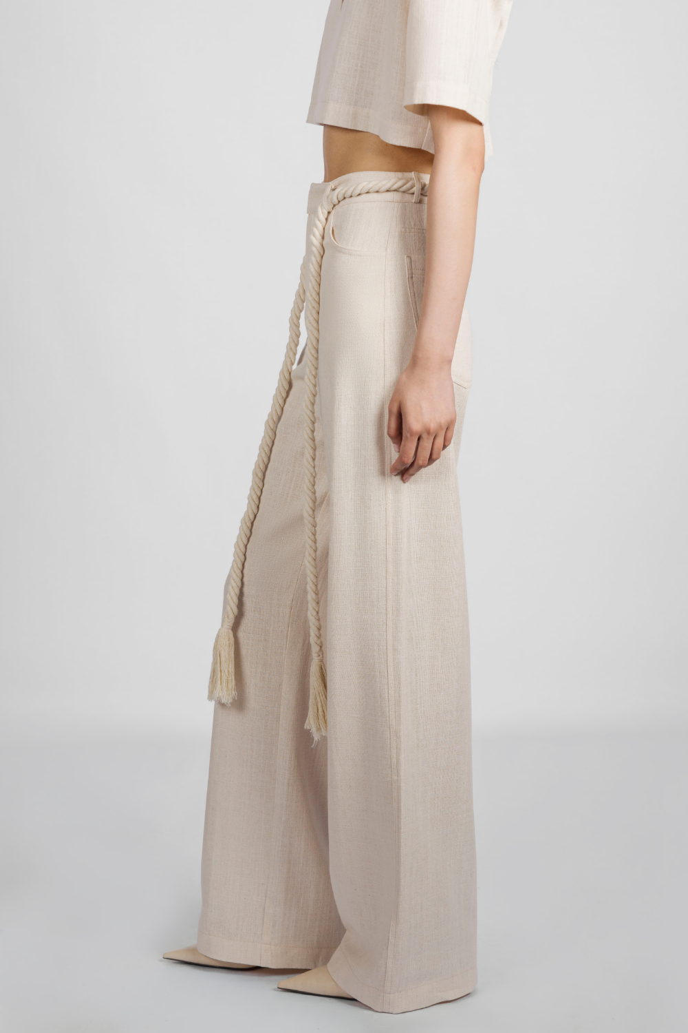 No20 Keten Pantolon - 2
