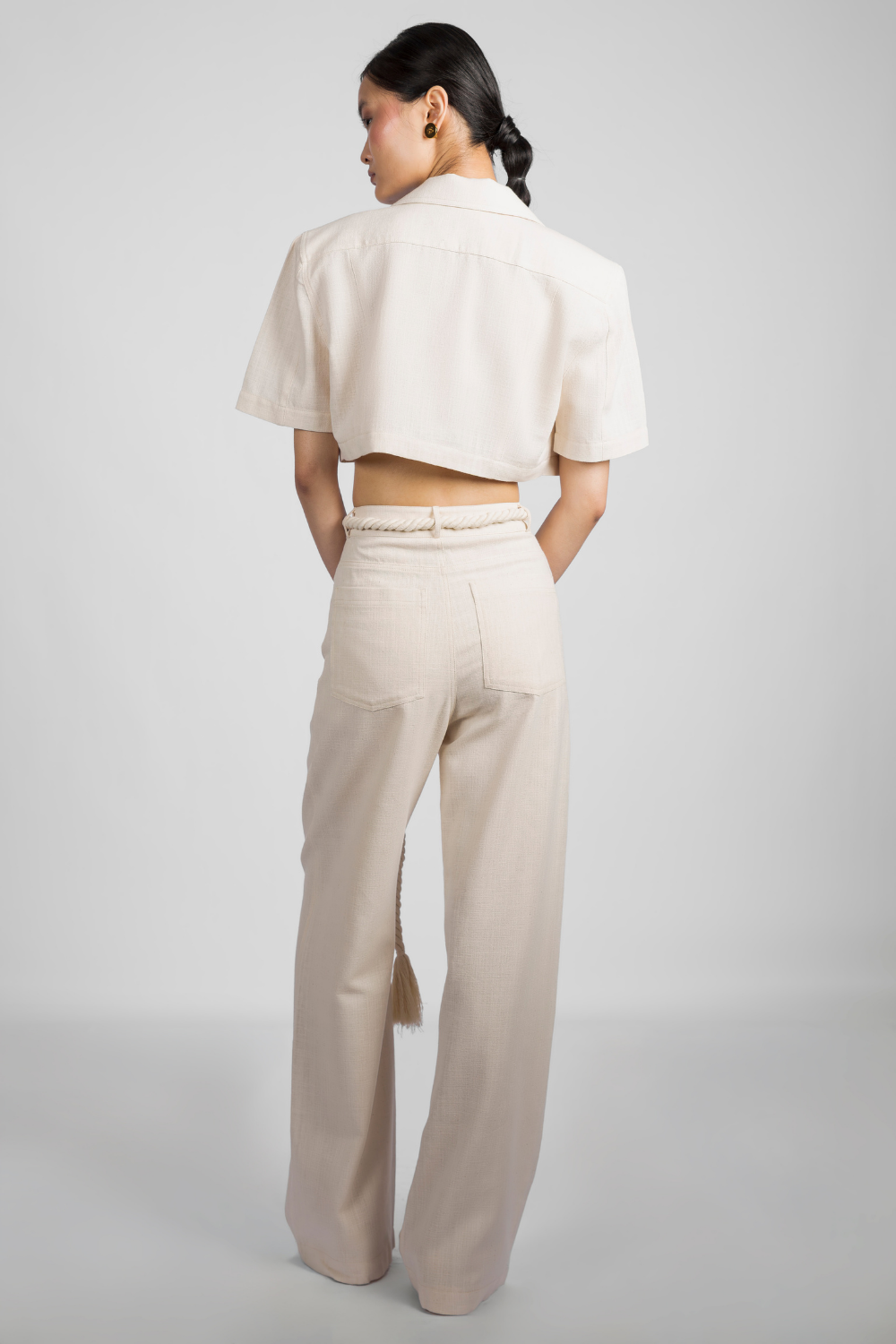 No20 Keten Pantolon - 3
