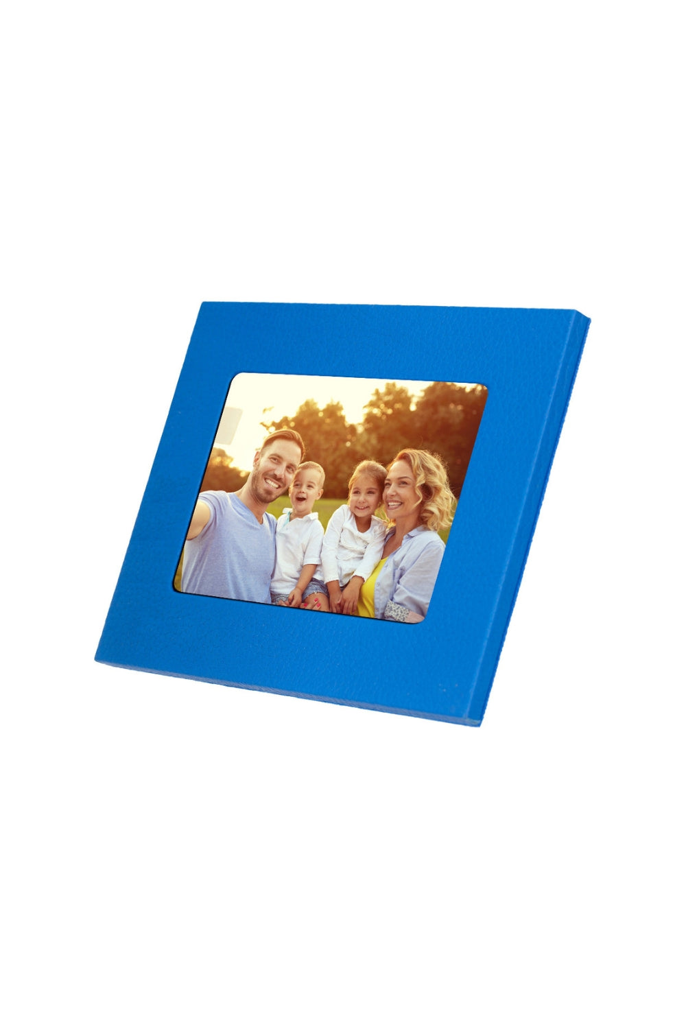 Bloomframe Cyan– Hakiki Deri Fotoğraf Çerçevesi - 2