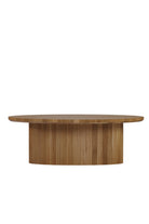 Fuga Ahşap Oval Sehpa 120 Cm - 0